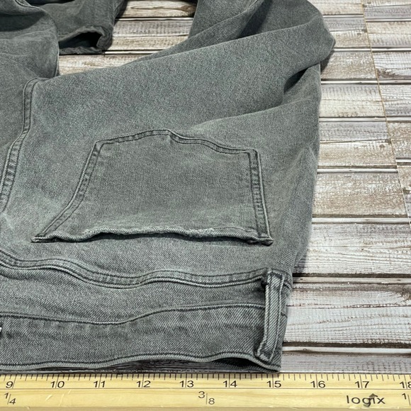 AGOLDE Denim Jeans Black Wash High Rise Straight Leg Size‎ 29 - Picture 6 of 11